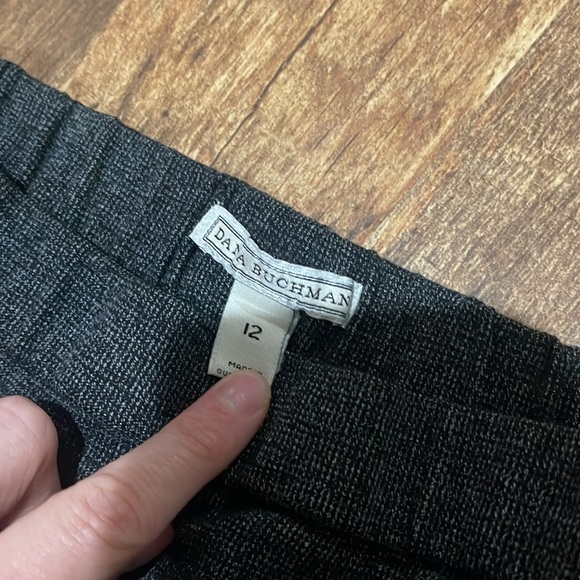 Dana Bushman Gray Trouser Elastic Waist Dress Pants - Picture 4 of 7